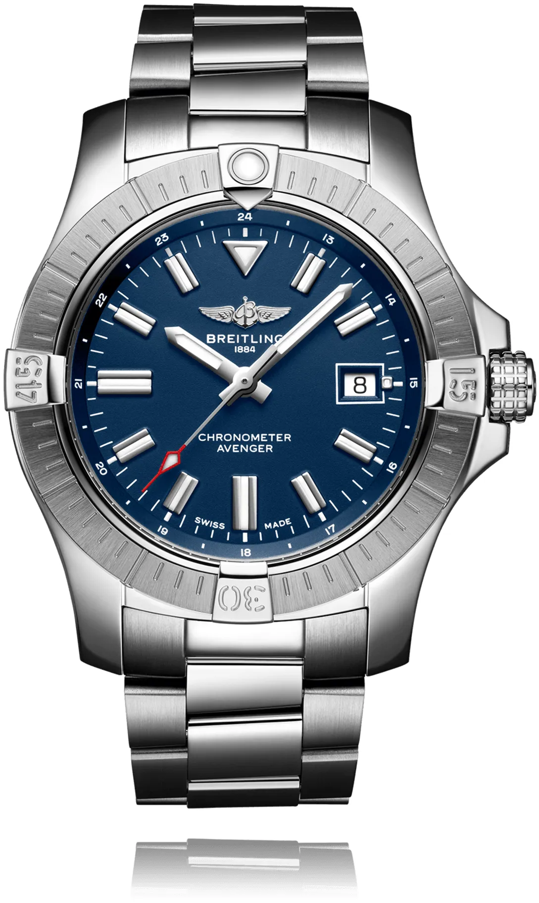 Breitling Avenger A17318101C1A1 43mm Stainless steel Blue