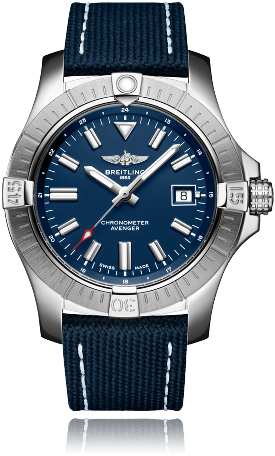 Breitling Avenger A17318101C1X2 43mm Stainless steel Blue