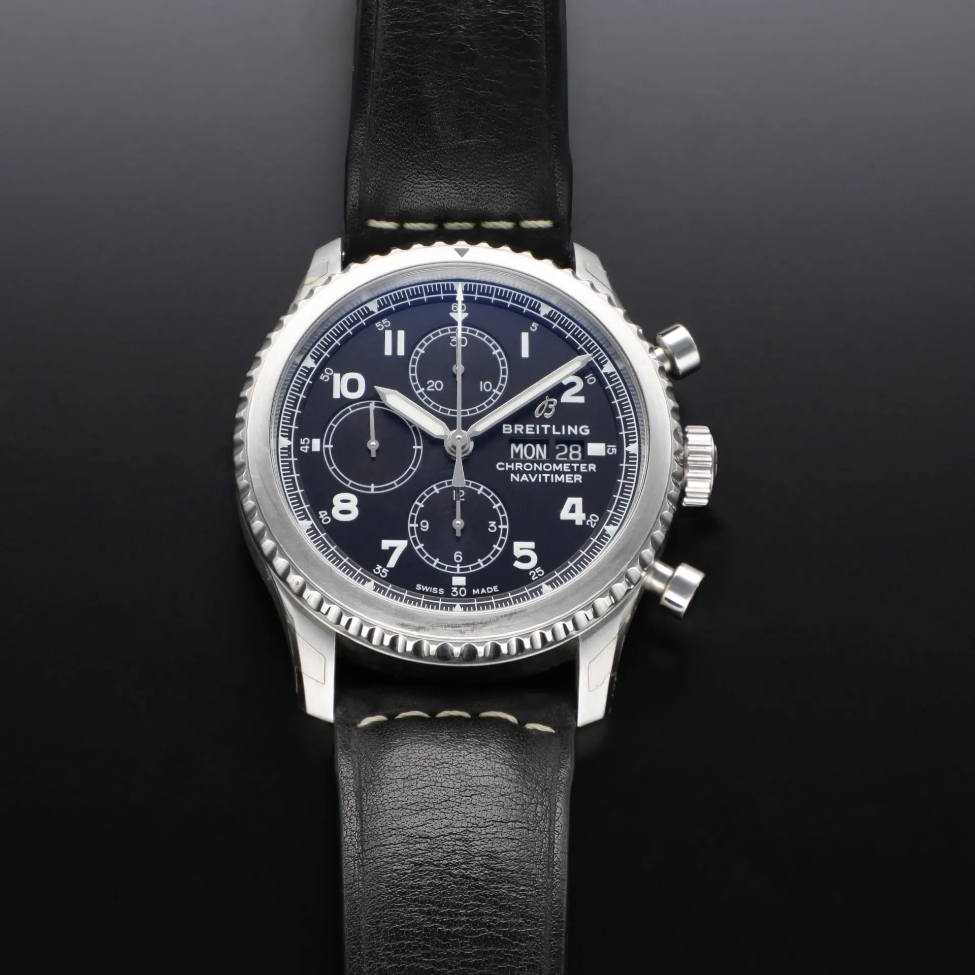 Breitling Aviator 8 A13314101B1X1 43mm Stainless steel Black