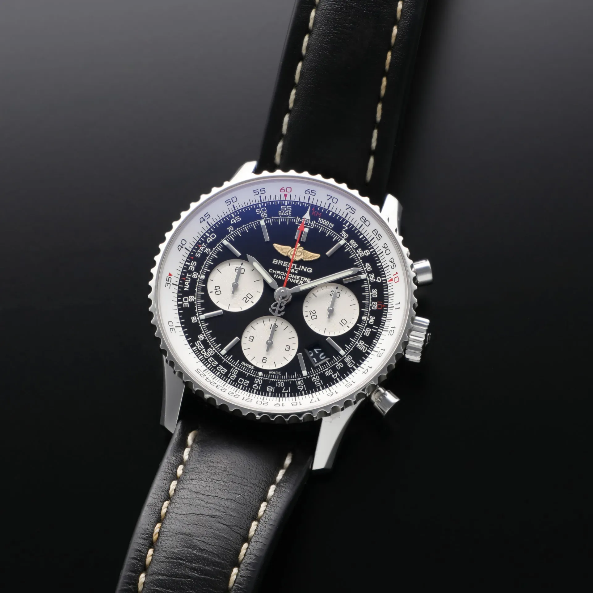 Breitling Navitimer 1 B01 Chronograph 43 AB012012/BB01 43mm Stainless steel Black 1