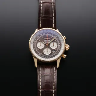 Breitling Navitimer Rattrapante RB031121.Q619.756P Rose gold Brown