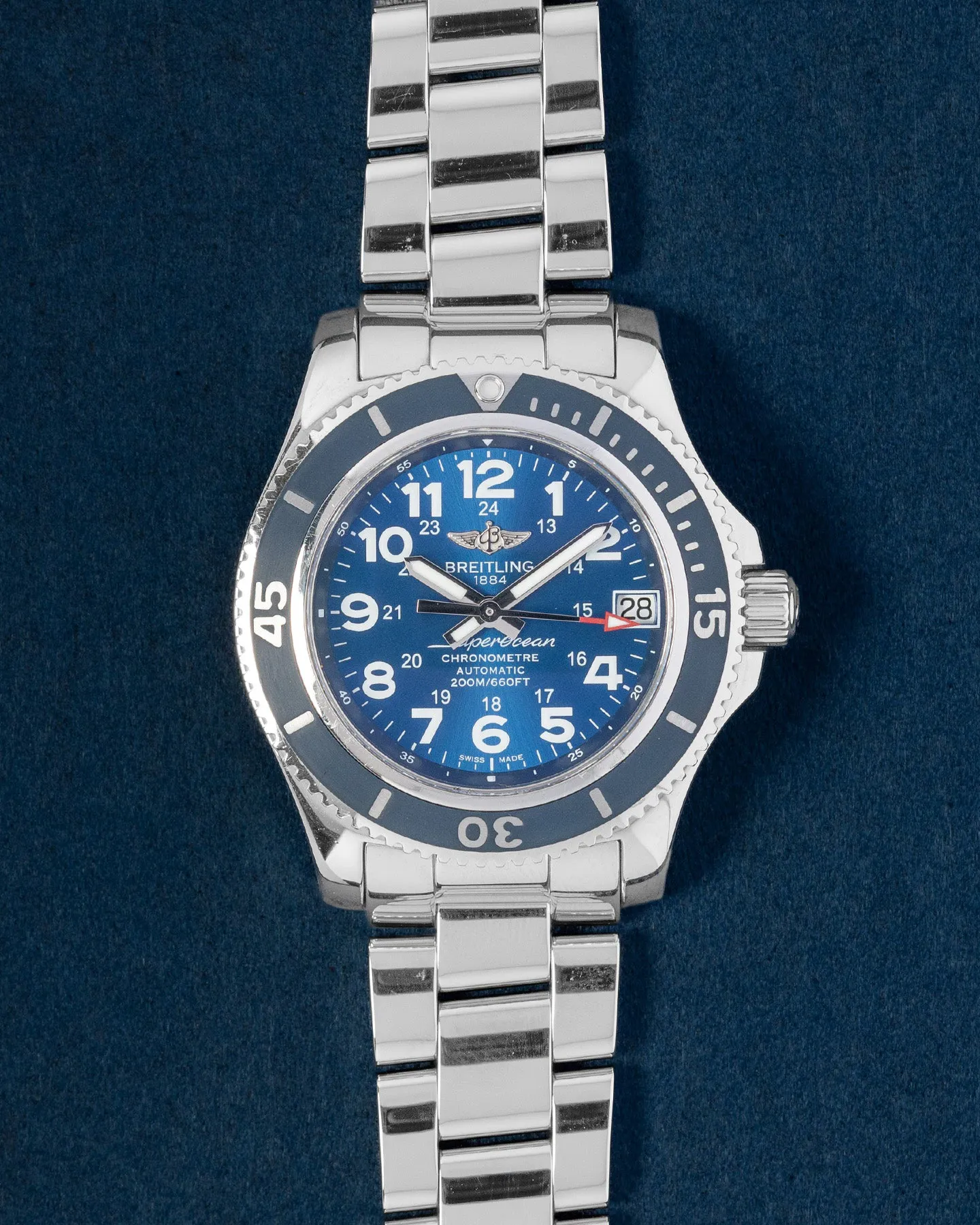 Breitling Superocean A17312 36mm Stainless steel Blue