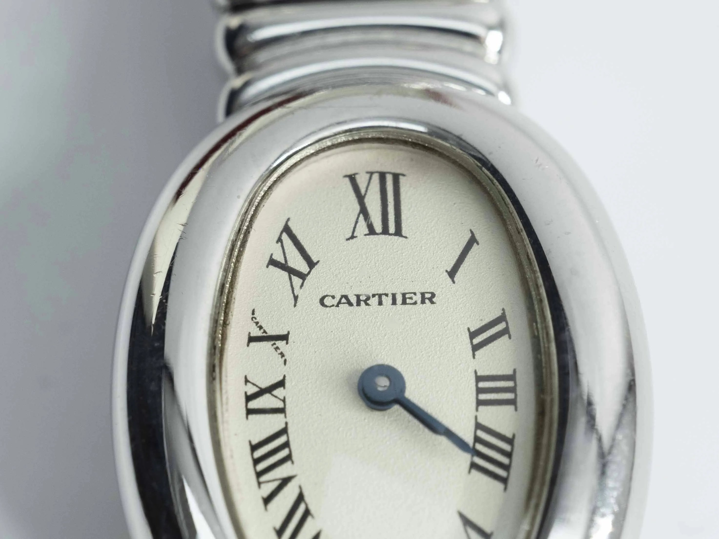 Cartier Baignoire Mini 2369 10mm White gold White 12