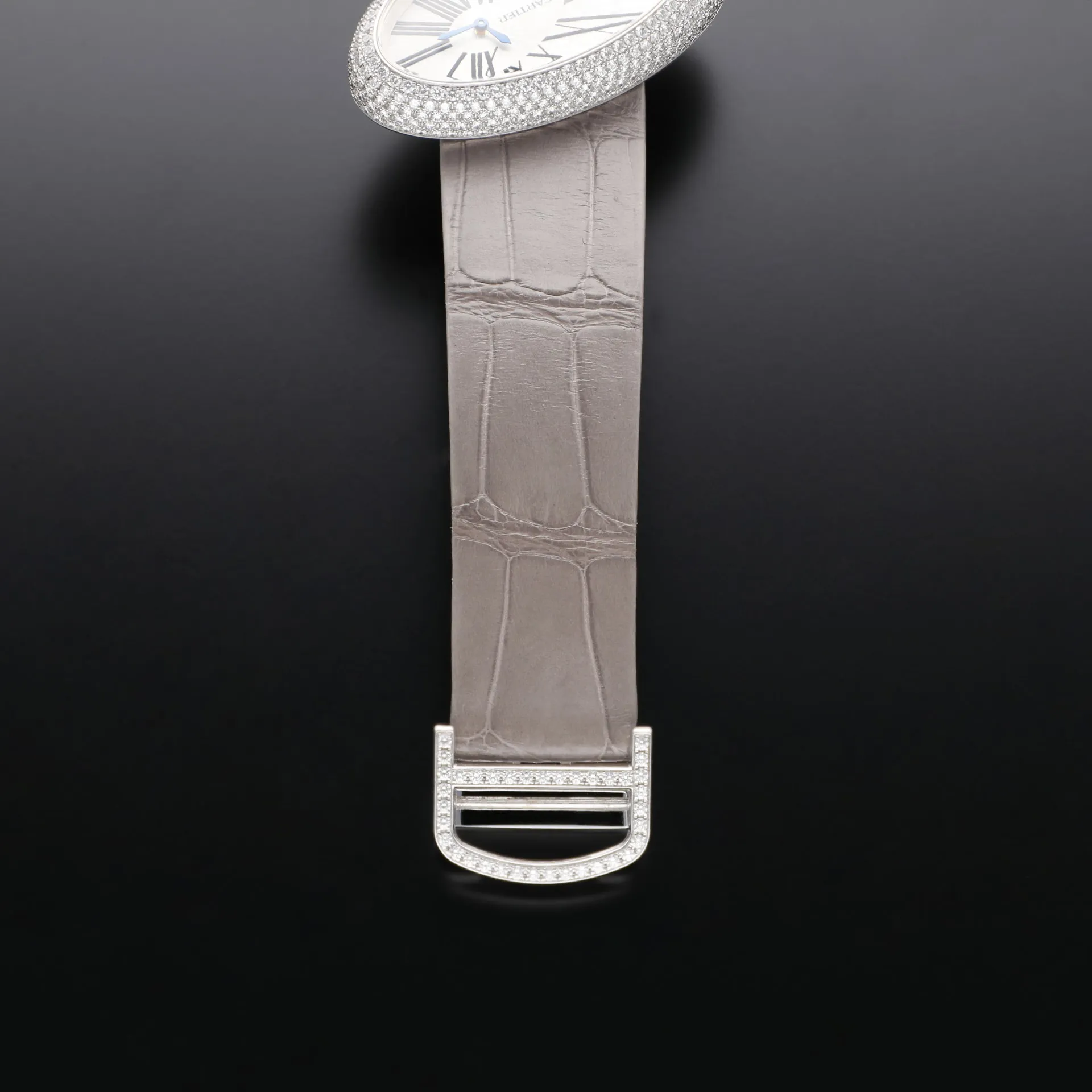 Cartier Baignoire WJ301949 23mm White gold Silver 4