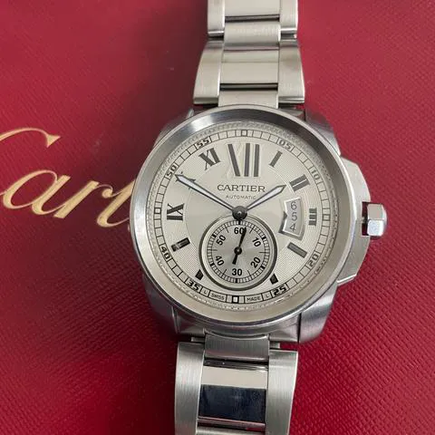 Cartier Calibre de Cartier W7100037 42mm Stainless steel Silver