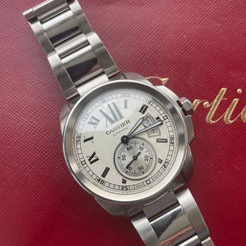 Cartier Calibre de Cartier W7100037 42mm Stainless steel Silver 7