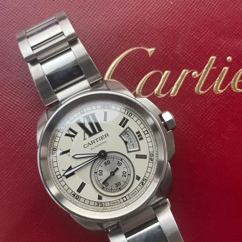 Cartier Calibre de Cartier W7100037 42mm Stainless steel Silver 8