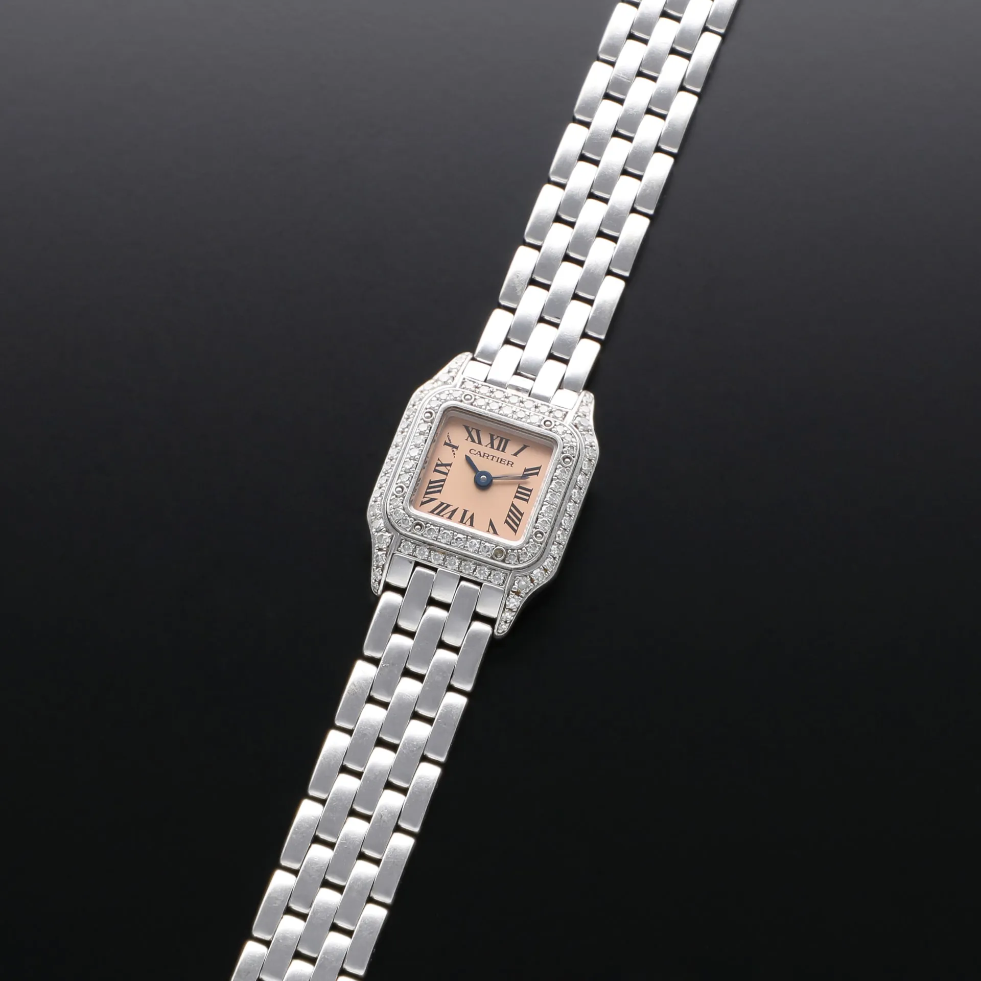 Cartier Panthère WF3244F3 25mm White gold Salmon 2