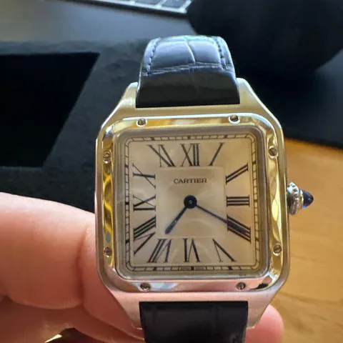 Cartier Santos Dumont WSSA0022 43.5mm Stainless steel Silver 8