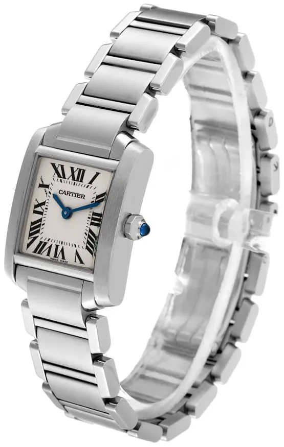 Cartier Tank Française W51008Q3 25mm Stainless steel Silver 1