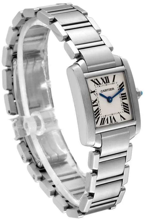 Cartier Tank Française W51008Q3 25mm Stainless steel Silver 2