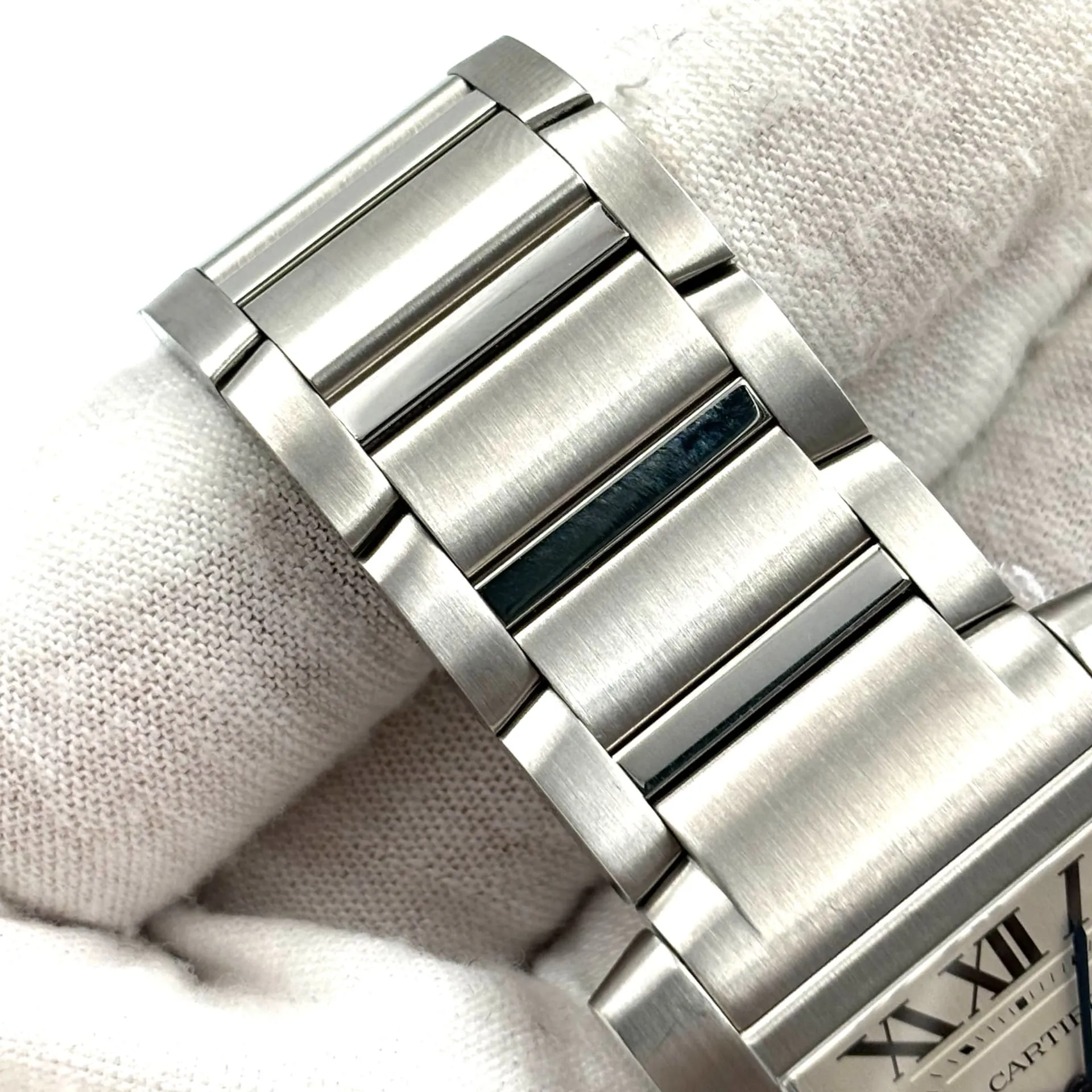 Cartier Tank Française WSTA0067 40mm Stainless steel Silver 4