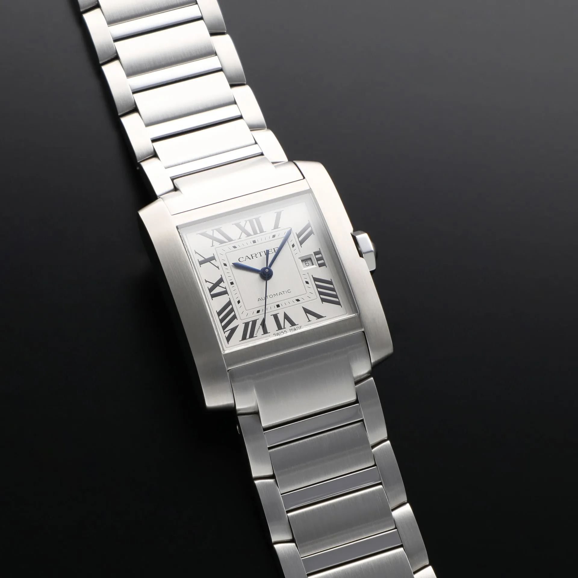 Cartier Tank Française WSTA0067 36.7mm Stainless steel Silver 2