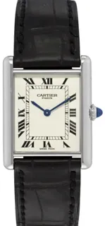 Cartier Tank Louis Cartier 1601 Platinum White