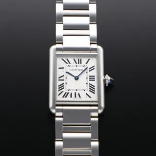 Cartier Tank WSTA0052 Stainless steel Silver