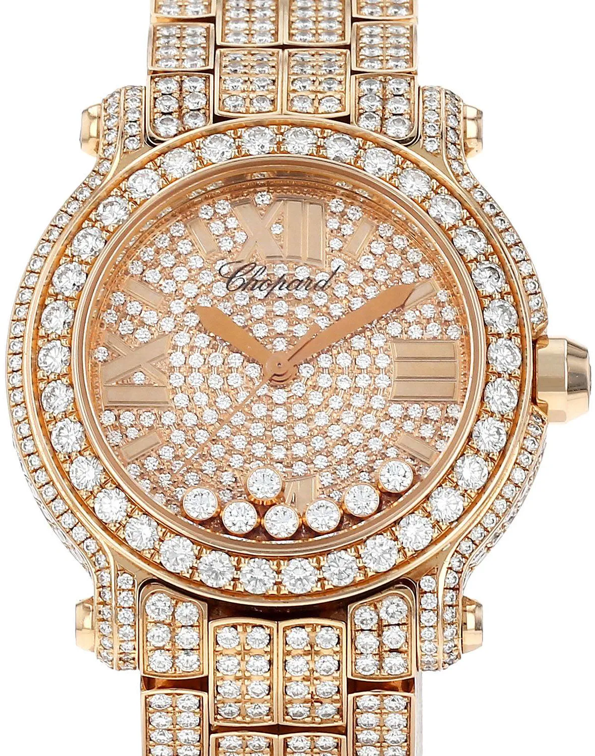 Chopard Happy Sport 4183 36mm Rose gold Gilt