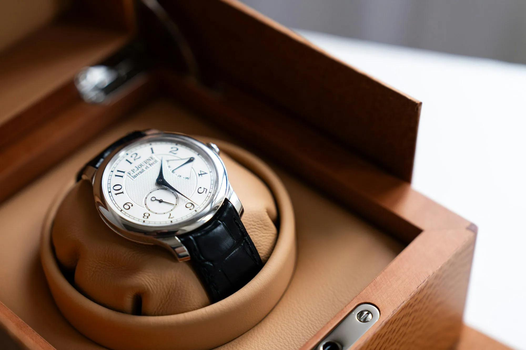 F.P. Journe Chronometre Souverian 40mm Platinum White 11