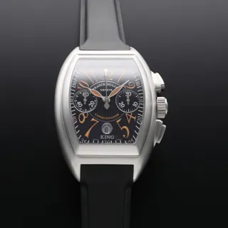 Franck Muller Conquistador 8005 CC Stainless steel Black