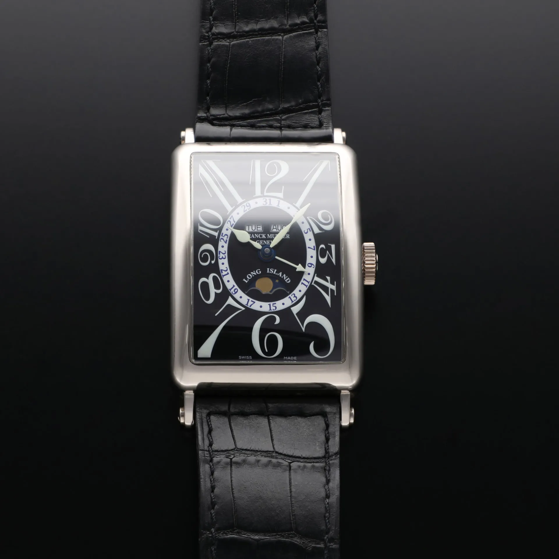 Franck Muller Long Island 1200 MC L 32mm White gold Black