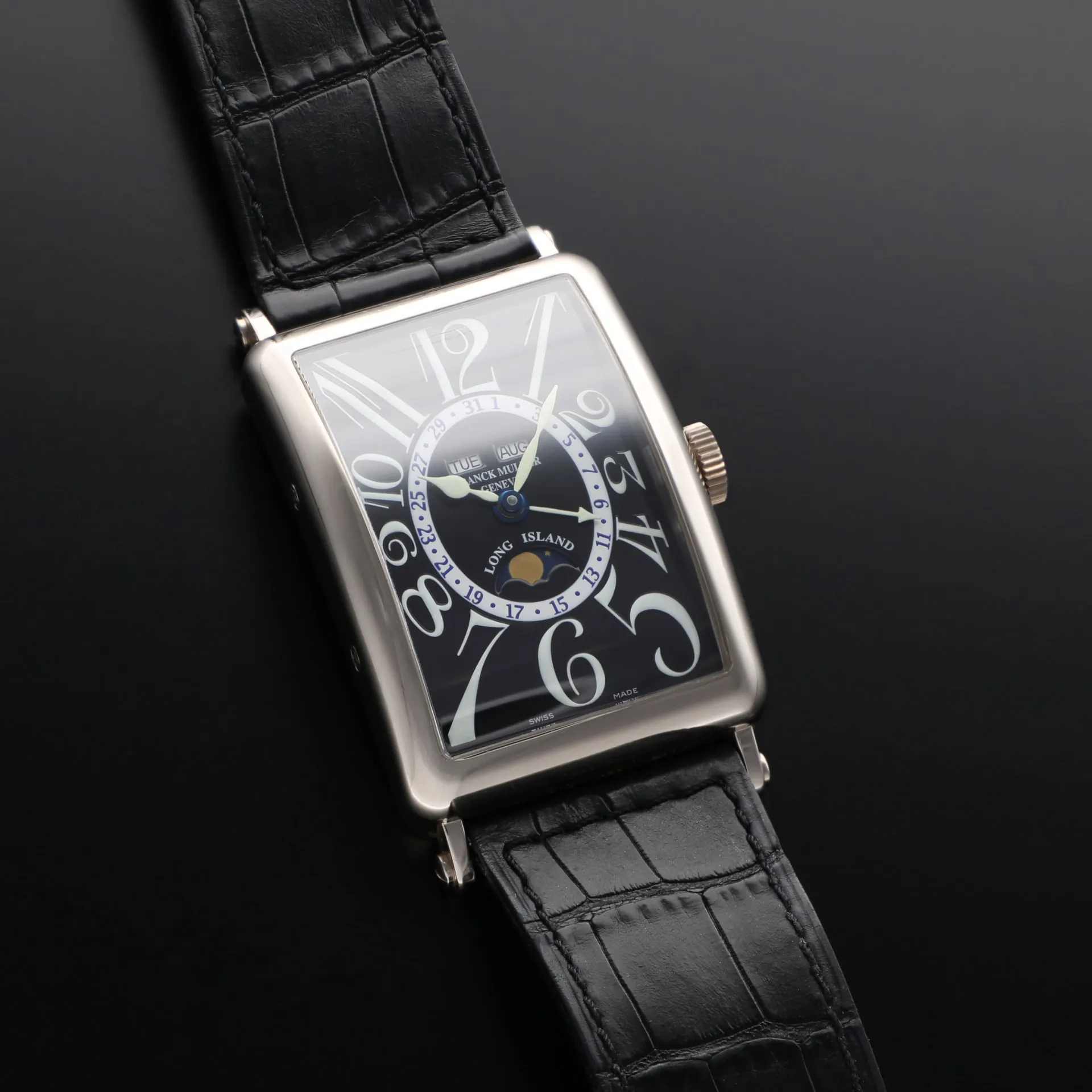 Franck Muller Long Island 1200 MC L 32mm White gold Black 2