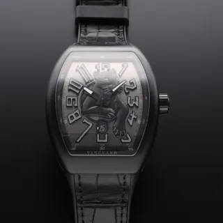 Franck Muller Vanguard V45SC DT TT NR BR TT Titanium Silver