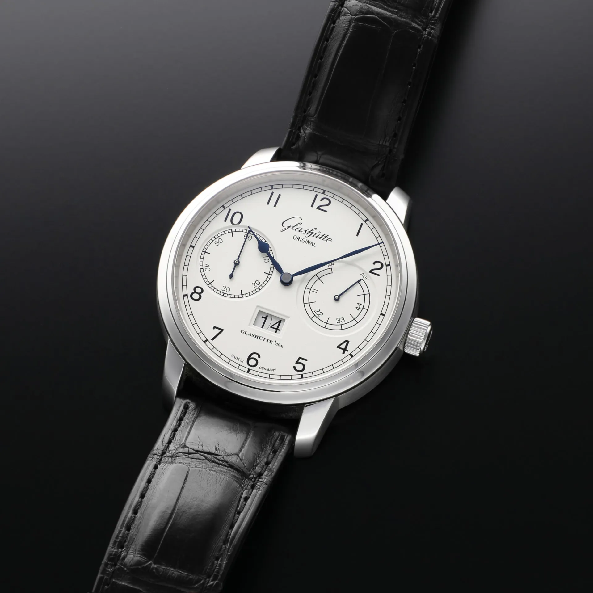 Glashütte Senator Observer 100-14-05-02-04 44mm Stainless steel Silver 1