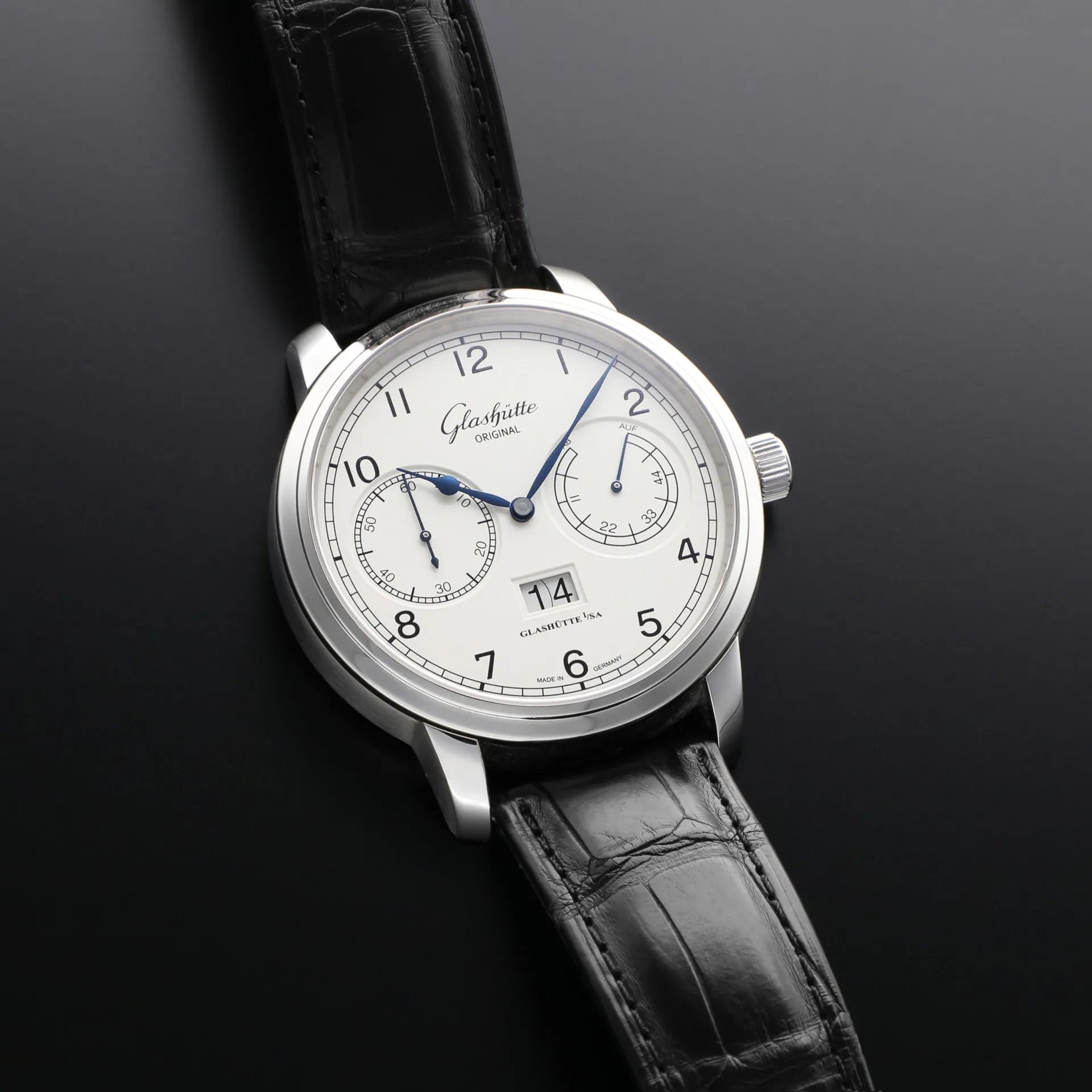 Glashütte Senator Observer 100-14-05-02-04 44mm Stainless steel Silver 2