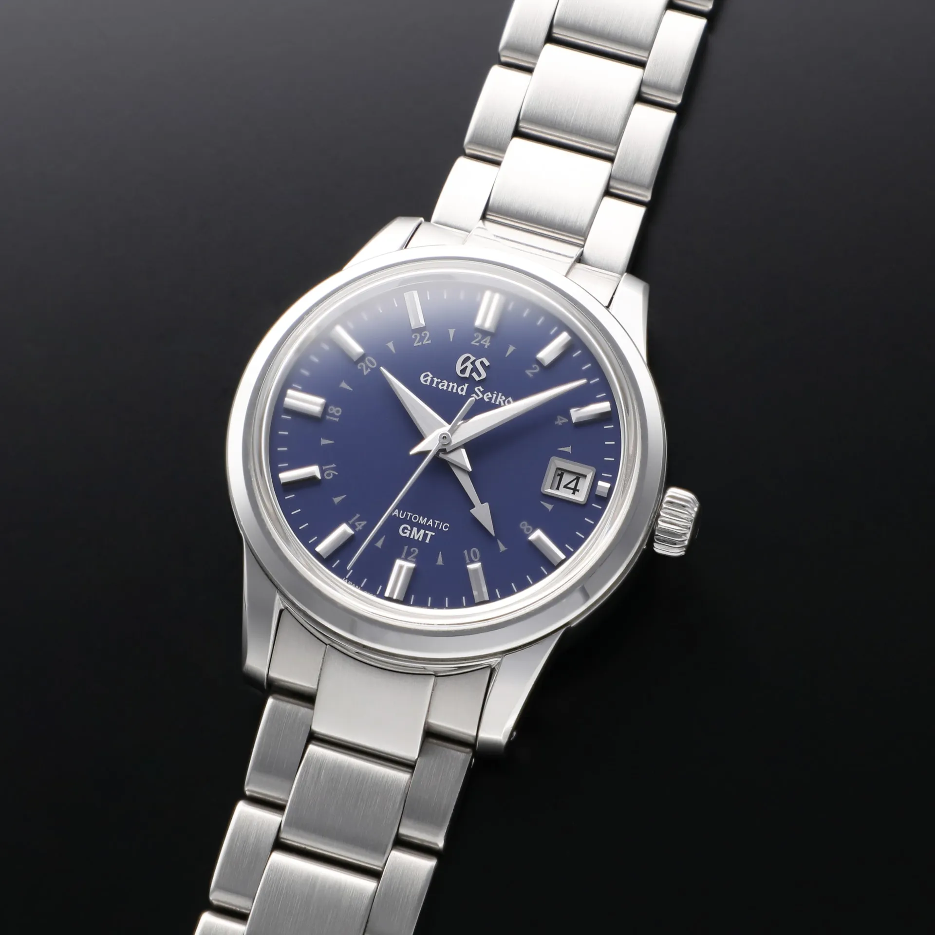 Grand Seiko GMT SBGM239 39.5mm Stainless steel Blue 1