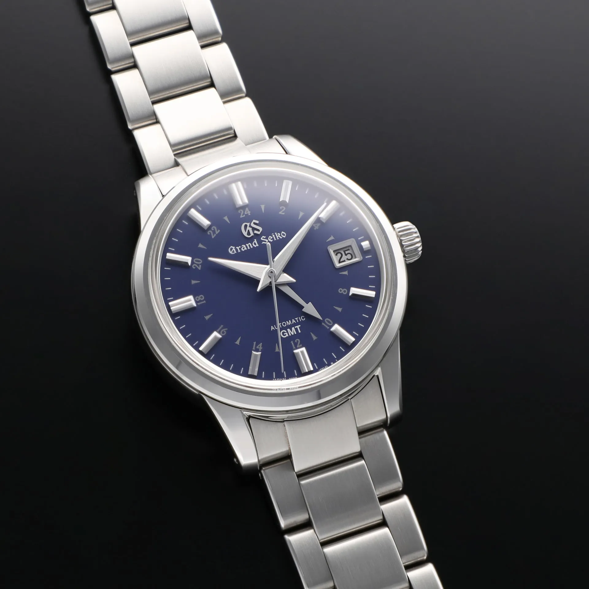 Grand Seiko GMT SBGM239 39.5mm Stainless steel Blue 2