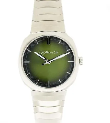 H. Moser & Cie. Streamliner 6200-1200 40mm Stainless steel Green