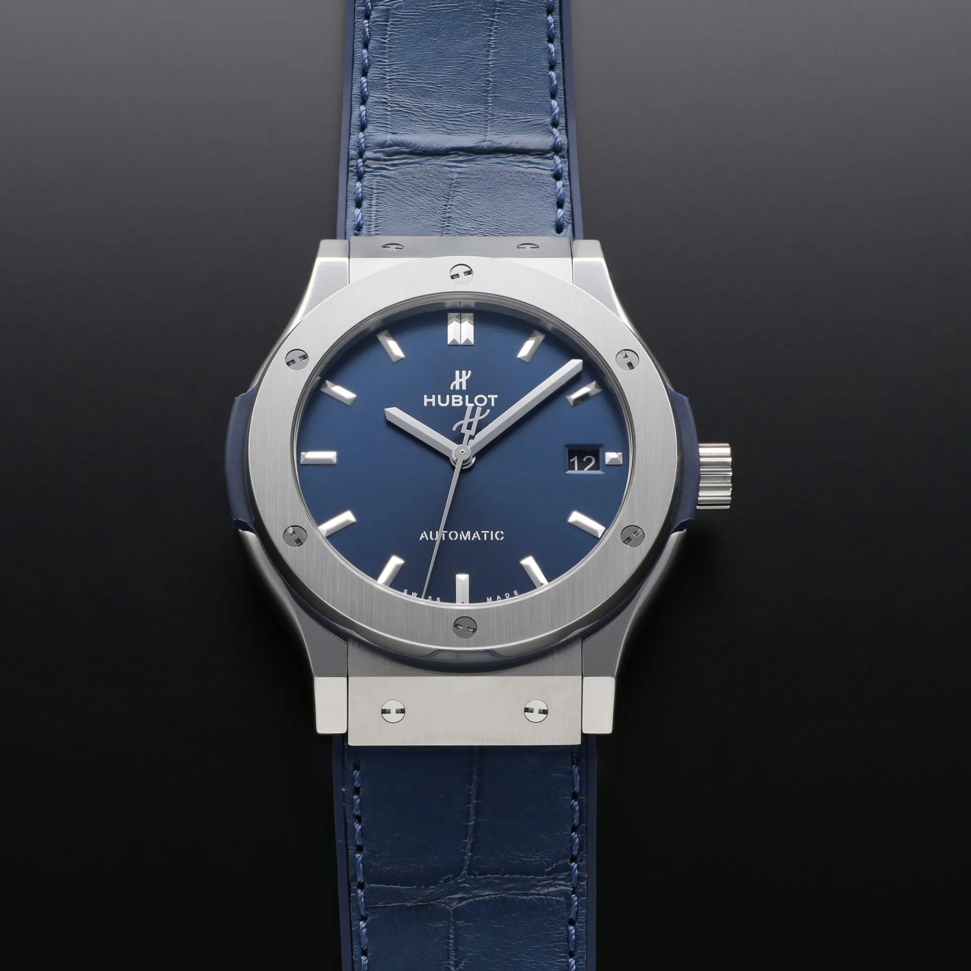 Hublot Classic Fusion 511.NX.7170.LR 45mm Titanium Blue