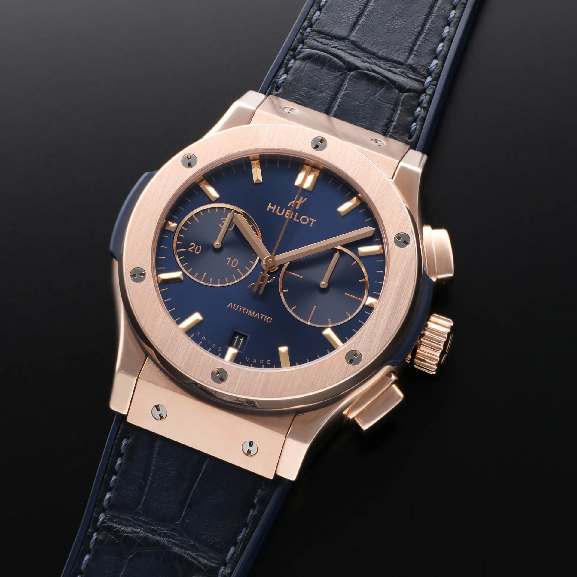 Hublot Classic Fusion 521.0X.7180.LR 45mm Rose gold Blue 1