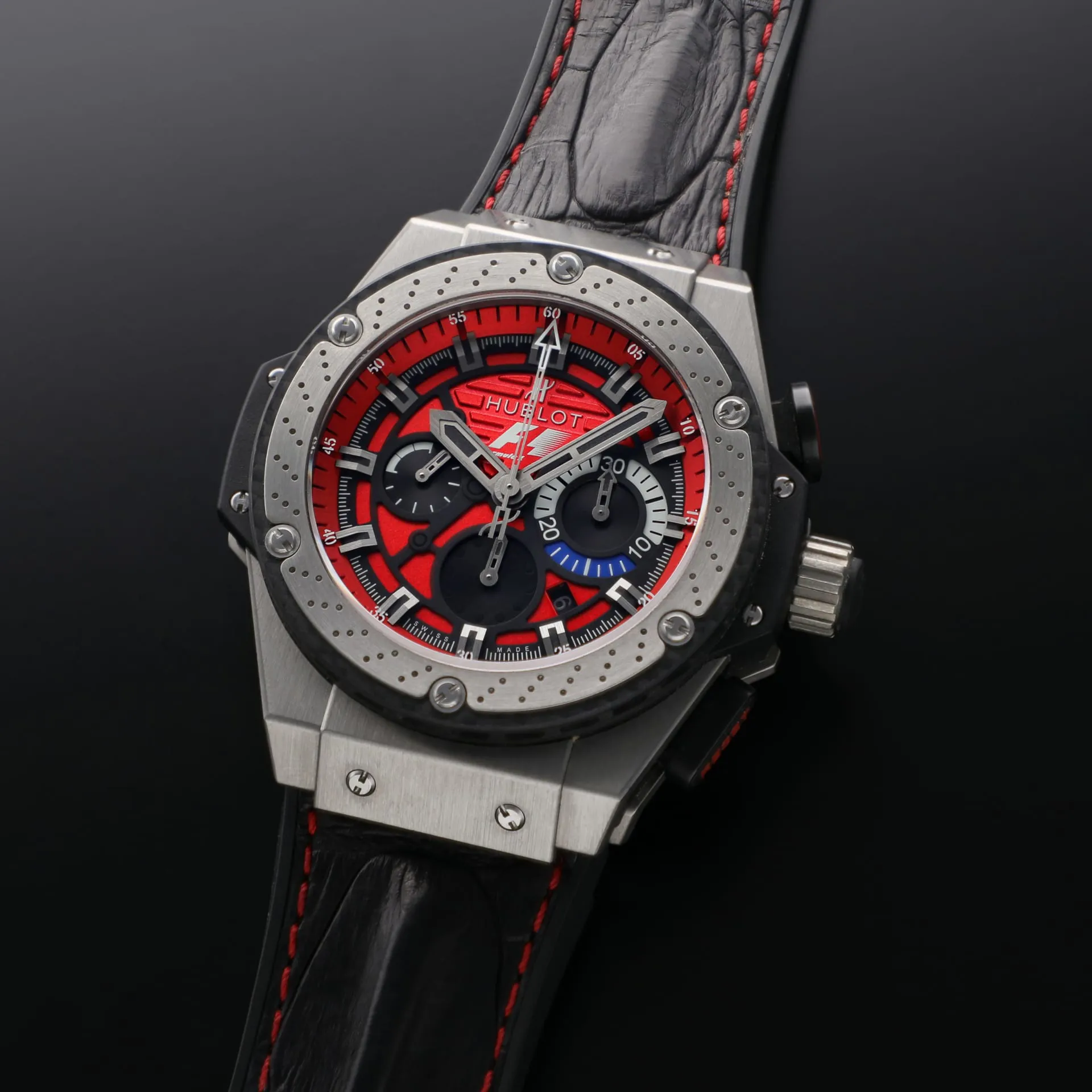 Hublot King Power 703.NQ.8512.HR.FTX12 48mm Titanium Red 1