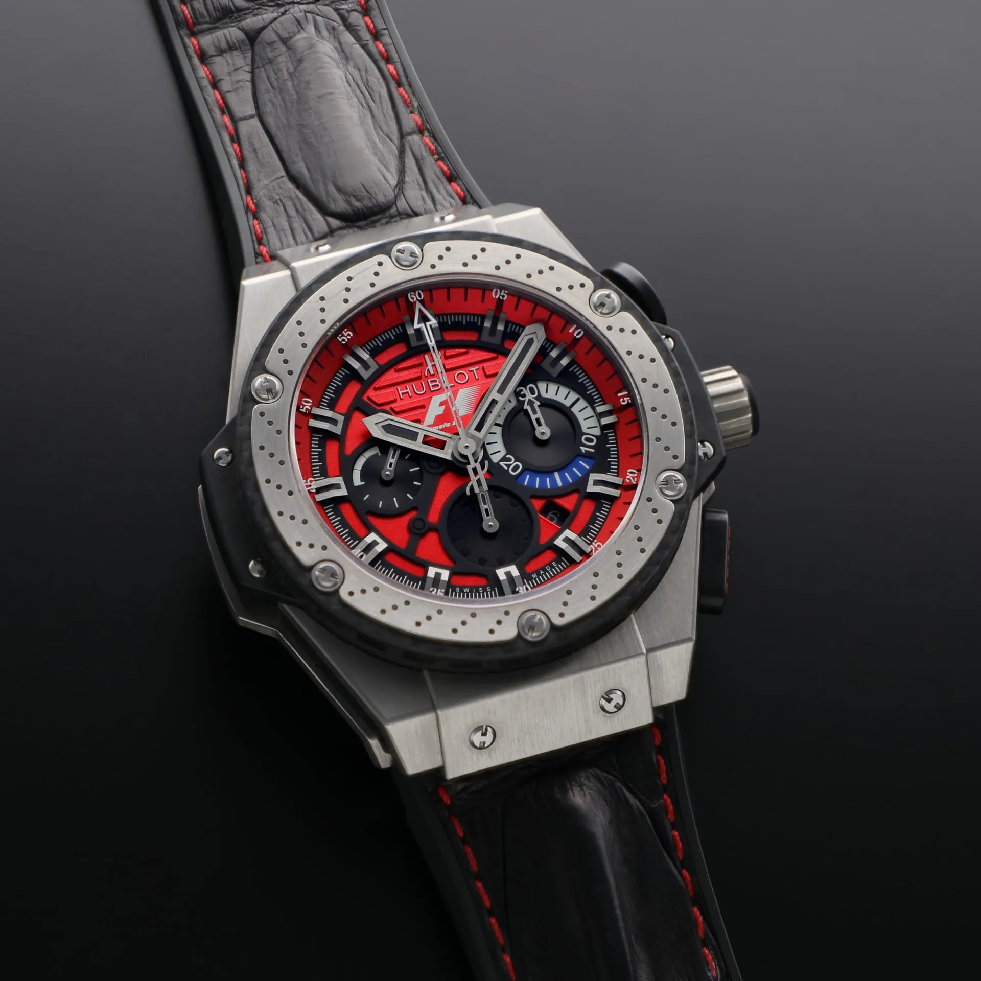 Hublot King Power 703.NQ.8512.HR.FTX12 48mm Titanium Red 2