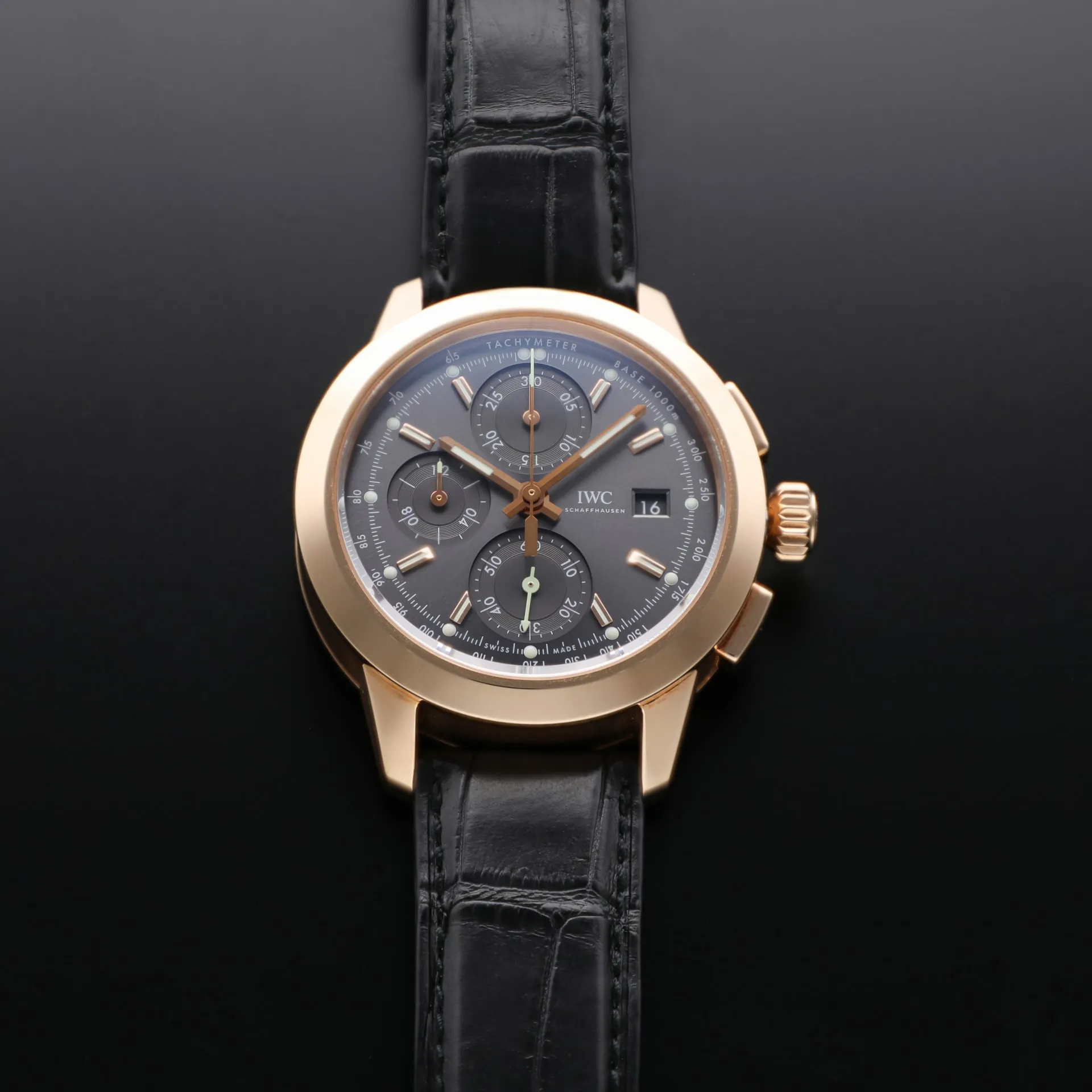 IWC Ingenieur Chronograph IW380803 42mm Rose gold Gray