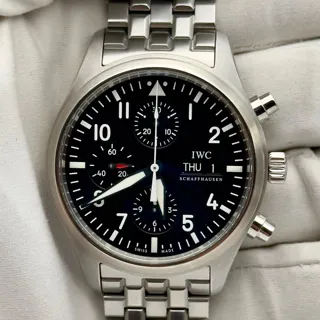 IWC Pilot IW371704 Stainless steel Black