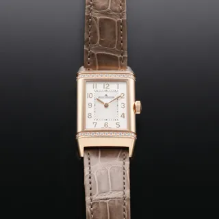 Jaeger-LeCoultre Reverso Classic Medium Duetto 2572570 Rose gold Silver