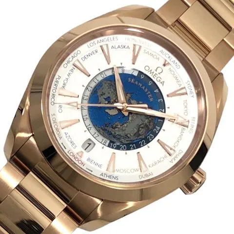 Omega Aqua Terra 220.50.43.22.02.001 43mm Yellow gold Silver