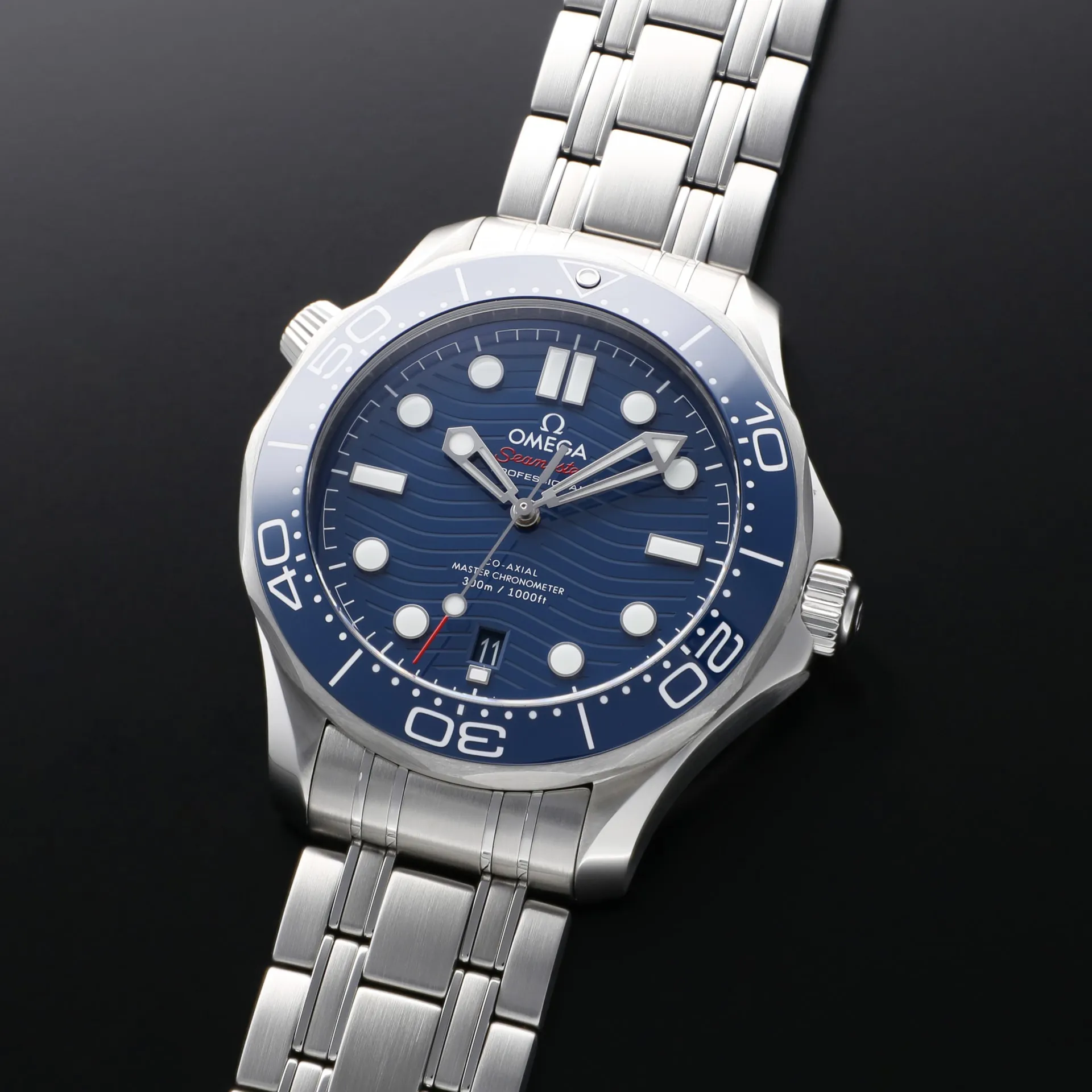 Omega Seamaster Diver 300M 210.30.42.20.03.001 42mm Stainless steel Blue 1