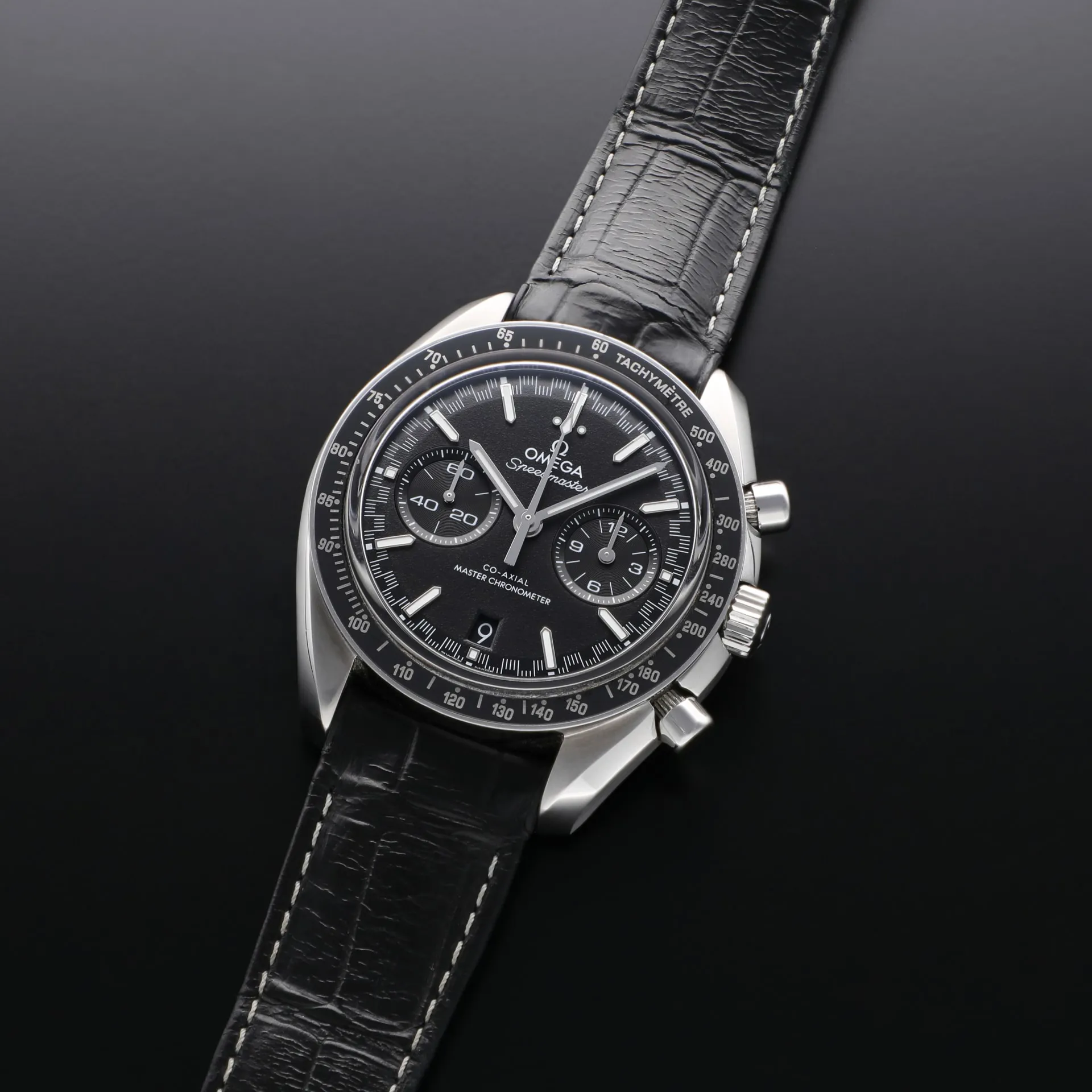 Omega Speedmaster Racing 329.33.44.51.01.001 44.5mm Stainless steel Black 1