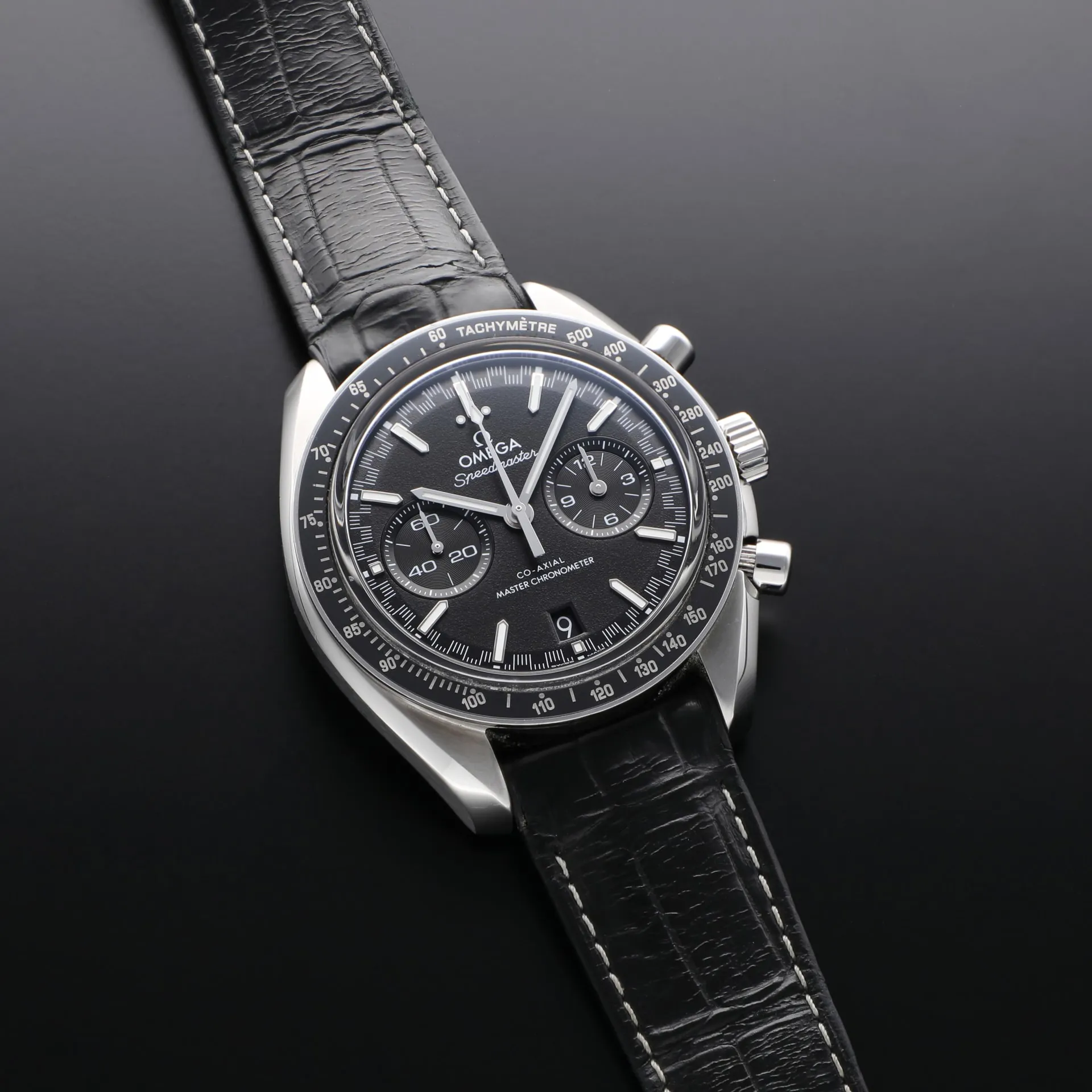 Omega Speedmaster Racing 329.33.44.51.01.001 44.5mm Stainless steel Black 2