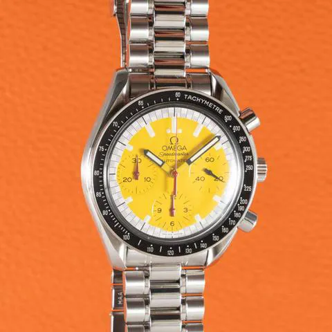 Omega Speedmaster Reduced 3510.12 39mm Stainless steel Yellow