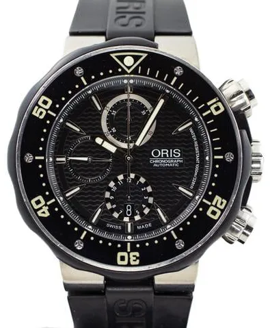 Oris ProDiver Chronograph 01 674 7630 7154 51mm Titanium Black