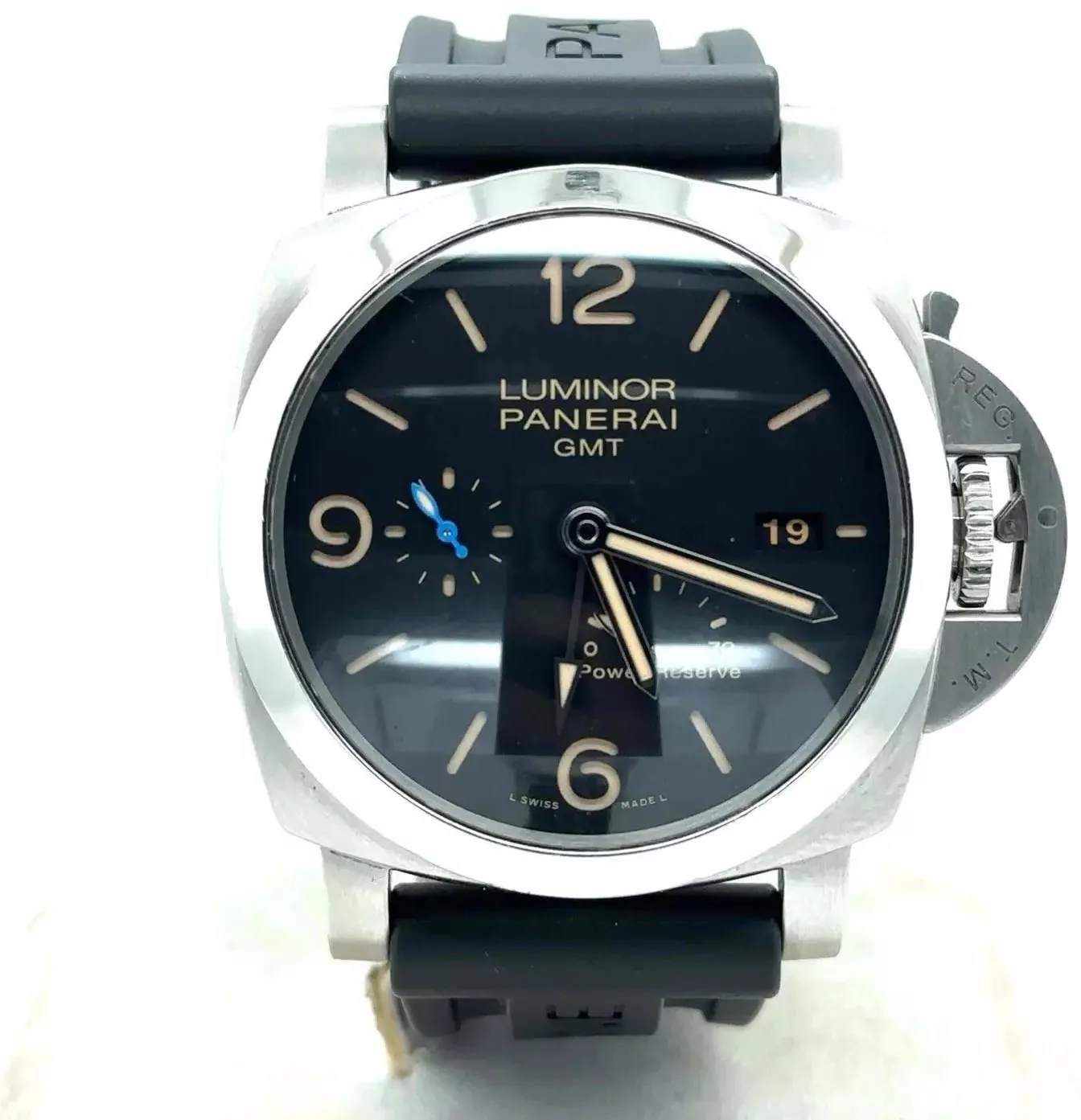 Panerai Luminor 1950 3 Days GMT Power  PAM 01321 44mm Stainless steel Black