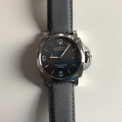 Panerai Luminor 1950 3 Days GMT Power  PAM 01358 44mm Stainless steel Gray 2