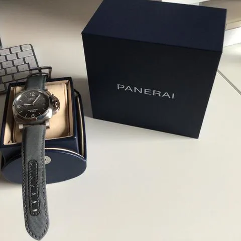 Panerai Luminor 1950 3 Days GMT Power  PAM 01358 44mm Stainless steel Gray 4