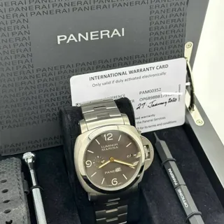 Panerai Luminor 1950 PAM 00352 Titanium Brown