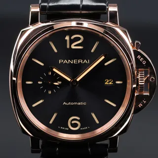 Panerai Luminor Due PAM01041 42mm Rose gold Black