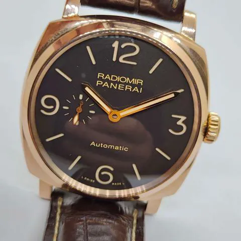 Panerai Radiomir 1940 PAM 00573 45mm Rose gold Brown 1