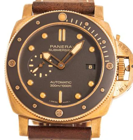 Panerai Submersible PAM 00968 47mm Bronze Brown